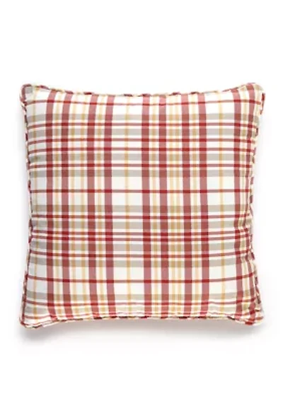 Marilyn Plaid Pillow