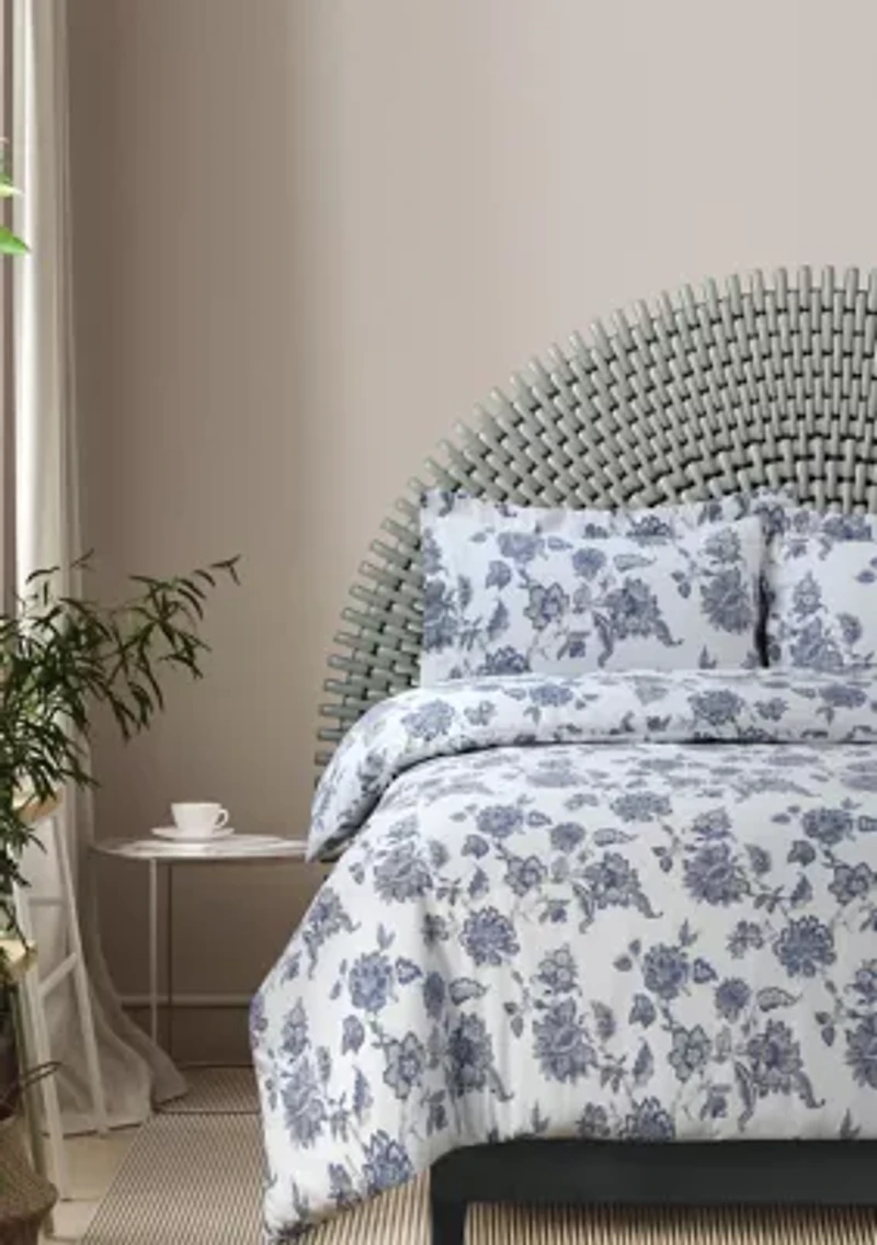 Ayana Floral 170 GSM Flannel Oversized Duvet Set