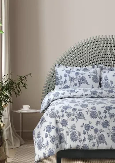 Ayana Floral 170 GSM Flannel Oversized Duvet Set