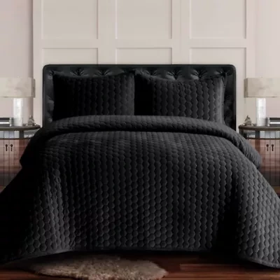 Lugano Velvet Oversized Quilt Set