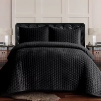 Lugano Velvet Oversized Quilt Set