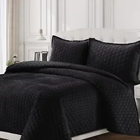 Lugano Velvet Oversized Quilt Set