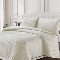 Lugano Velvet Oversized Quilt Set