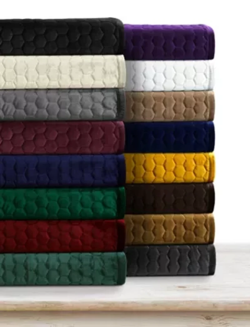 Lugano Velvet Oversized Quilt Set