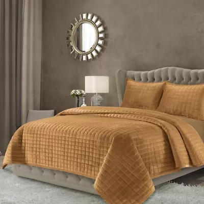 Florence Velvet Oversized Quilt Set