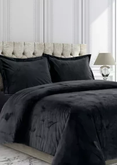 Venice Velvet Oversized Duvet Set