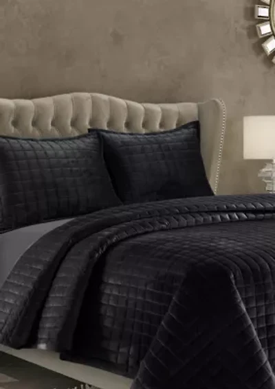 Florence Velvet Oversized Quilt Set