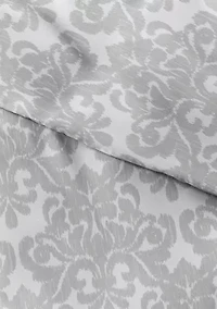 Premium Ultra Soft Damask Pattern 3 Piece  Duvet Cover Set