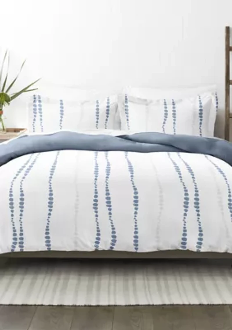 Premium Ultra Soft Urban Vibe Pattern 3 Piece Reversible Duvet Cover Set