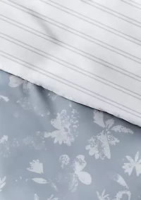 Premium Ultra Soft Country Home Pattern 3 Piece Reversible Duvet Cover Set