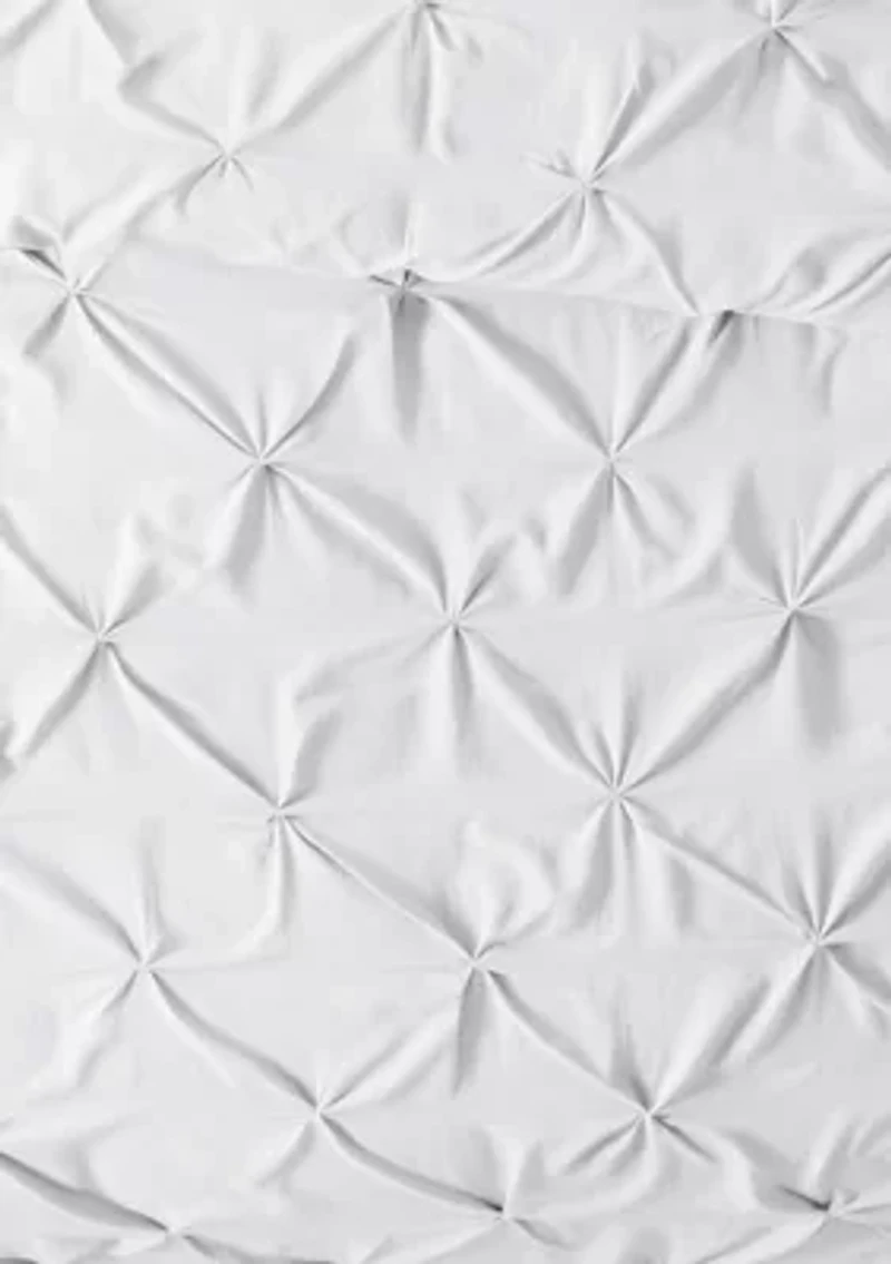 Premium Ultra Soft 3 Piece Pinch Pleat Duvet Cover Set