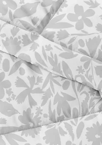 Premium Down Alternative Abstract Garden Patterned Comforter Set