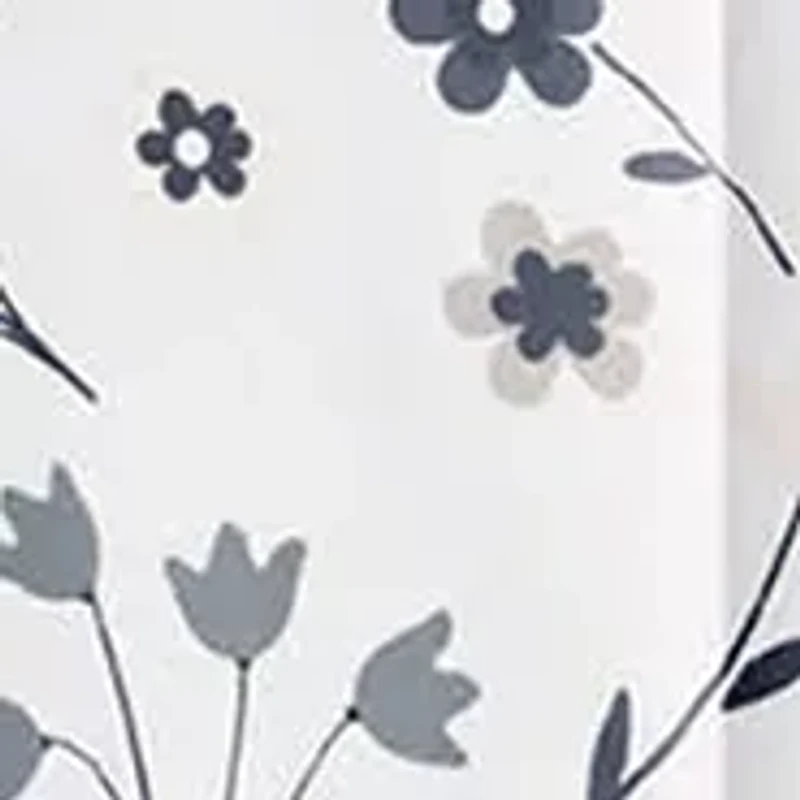 Reversible  Patterned Forget Me Not Ultra Soft Microfiber Down-Alternative Comforter Set