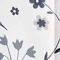 Reversible  Patterned Forget Me Not Ultra Soft Microfiber Down-Alternative Comforter Set