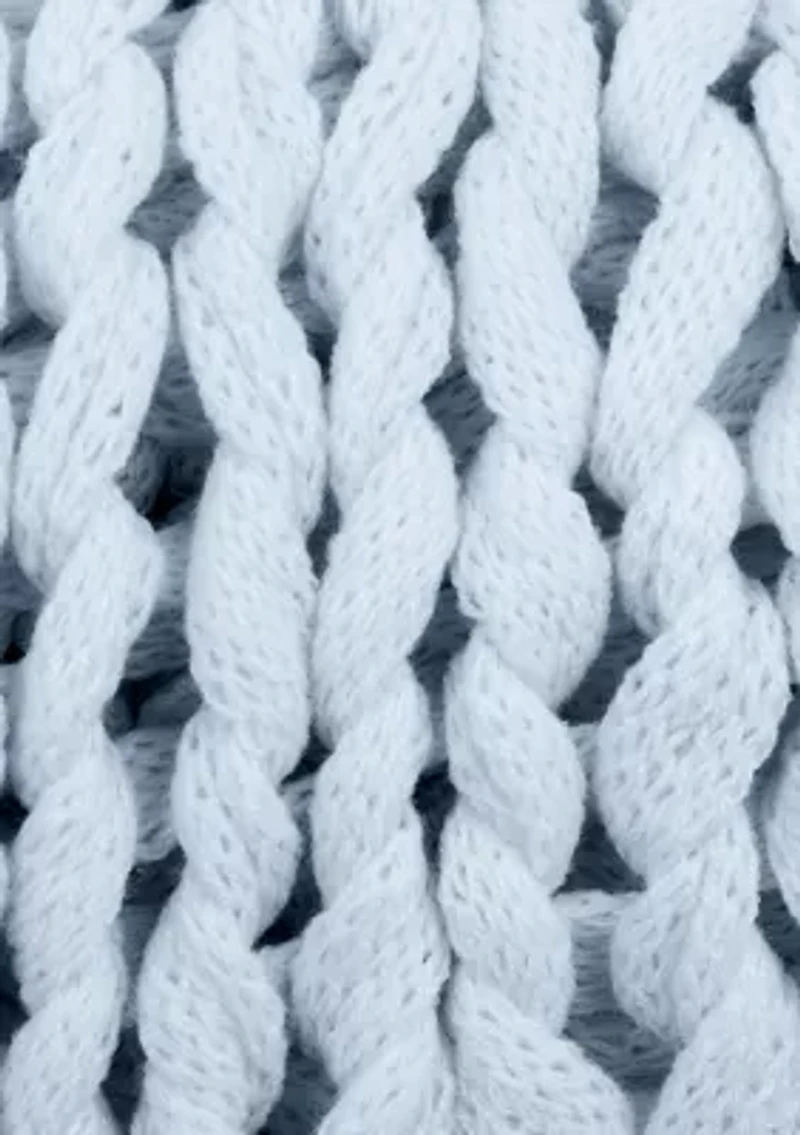 Chunky Knit Throw Blanket