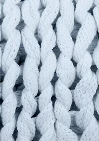 Chunky Knit Throw Blanket