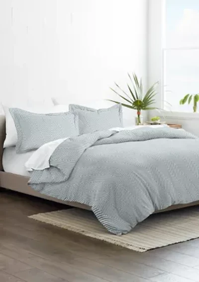 Premium Ultra Soft Modern Diagonal 3-Piece Duvet Cover Set