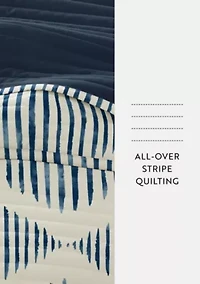 Ultra Soft Microfiber Reversible Distressed Diamond All Season Quilt Set with Shams