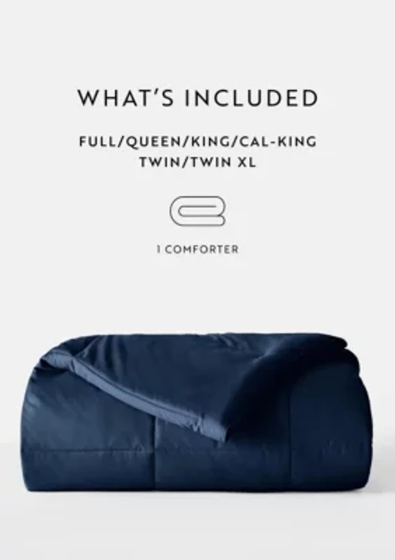 Ultra Soft Microfiber All Season Down-Alternative Solid Comforter