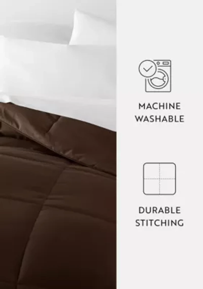 Ultra Soft Microfiber All Season Down-Alternative Solid Comforter