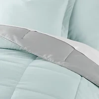 Reversible Ultra Soft Microfiber All Season Down-Alternative Comforter Set