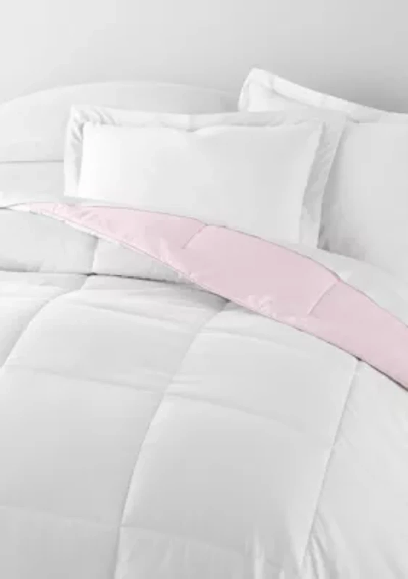 Reversible Ultra Soft Microfiber All Season Down-Alternative Comforter Set