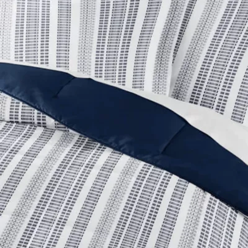 Reversible Farmhouse Dreams Patterned Ultra Soft Microfiber Down-Alternative Comforter Set