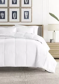 Reversible Ocean Waves Patterned Ultra Soft Microfiber Down-Alternative Comforter Set