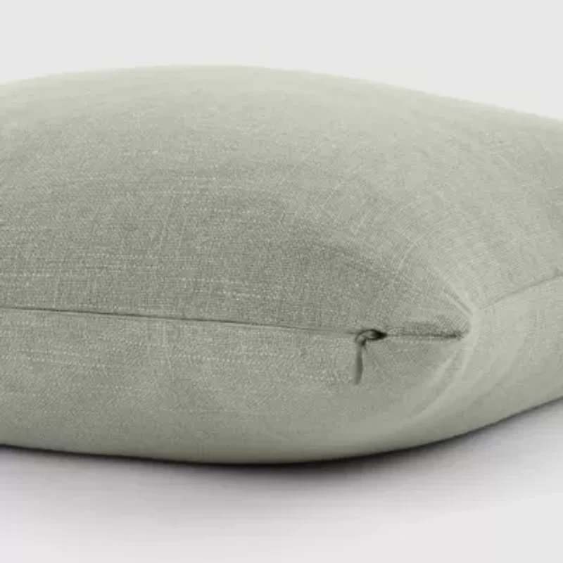 Distressed Stonewash Cotton Décor Throw Pillow