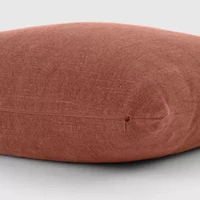 Distressed Stonewash Cotton Décor Throw Pillow