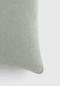 Distressed Stonewash Cotton Décor Throw Pillow