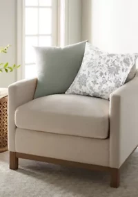Elegant Patterns Cotton Decor Throw Pillow