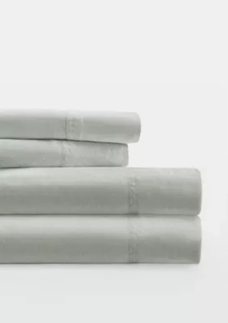 Solid Cotton Sheet Set