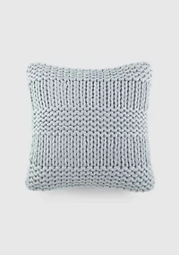 Chunky Knit Acrylic Décor Throw Pillow