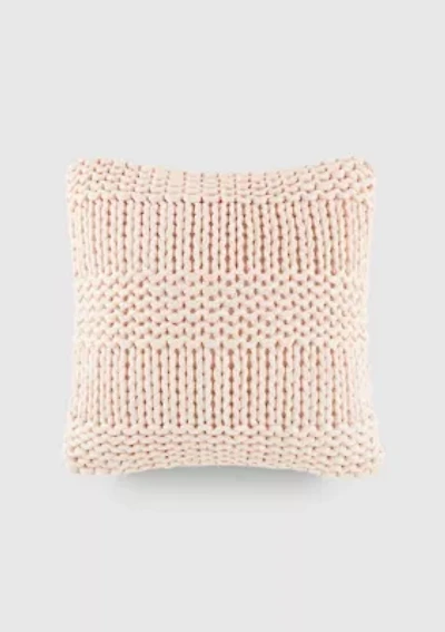 Chunky Knit Acrylic Décor Throw Pillow