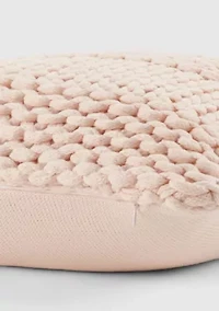 Chunky Knit Acrylic Décor Throw Pillow