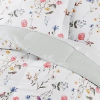 Reversible Patterned Ultra Soft Microfiber All Season Down-Alternative Comforter Set