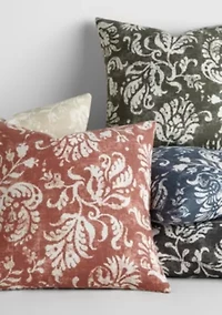 Elegant Patterns Cotton Decor Throw Pillow