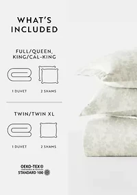 Ultra Soft Microfiber Patterned Duvet Cover Set Weathered Floral