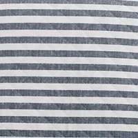 Ultra Soft Microfiber Reversible Classic Stripe All Season Quilt Set with Shams