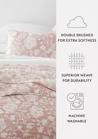 Quilt Coverlet Set All Season Patterned Reversible Microfiber Ultra Soft Bedding