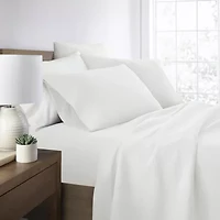 Jersey Knit Sheets - 100% Cotton Ultra Soft 4 Piece Sheet Set Four Way Stretch
