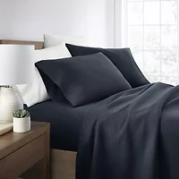 Jersey Knit Sheets - 100% Cotton Ultra Soft 4 Piece Sheet Set Four Way Stretch