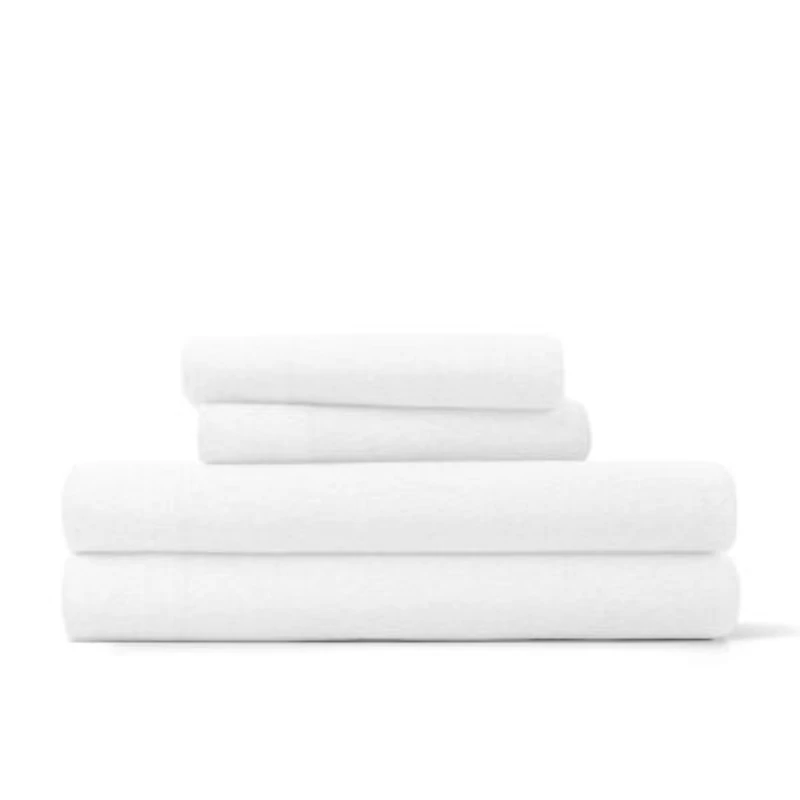 Jersey Knit Sheets - 100% Cotton Ultra Soft 4 Piece Sheet Set Four Way Stretch