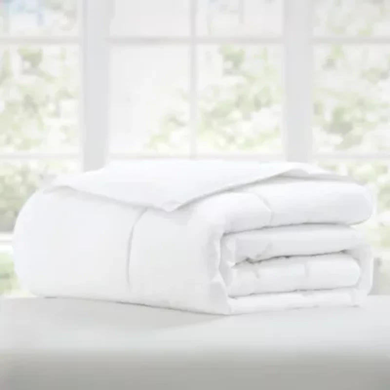 100% Cotton Ultra Soft Down-Alternative White Comforter/Duvet Insert