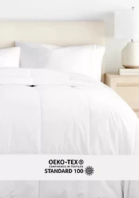 100% Cotton Ultra Soft Down-Alternative White Comforter/Duvet Insert