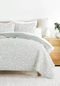 Quilt Coverlet Set All Season Patterned Reversible Microfiber Ultra Soft Bedding