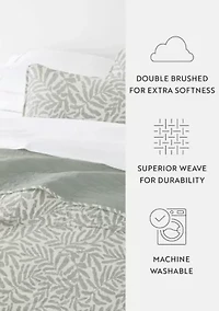 Quilt Coverlet Set All Season Patterned Reversible Microfiber Ultra Soft Bedding