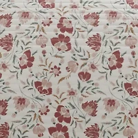 Ultra Soft Microfiber Reversible French Jacobean All Season Quilt Set with Shams