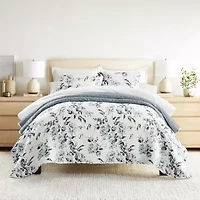 Quilt Coverlet Set All Season Patterned Reversible Microfiber Ultra Soft Bedding